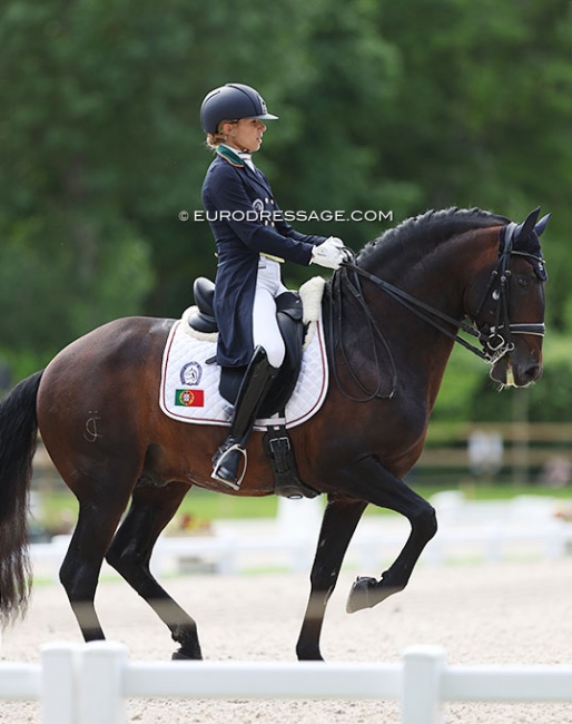 Maria Caetano and Fenix de Tineo at the 2022 CDIO Compiegne :: Photo © Astrid Appels