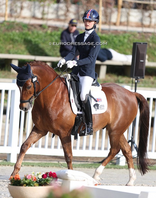 Demi Howard-Cartwright on Fin C at the 2022 CDIO Compiegne :: Photo © Astrid Appels