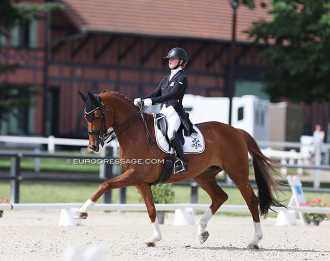 Layla Schmid and Dujardin d'Arx at the 2022 CDI Jardy :: Photo © Astrid Appels