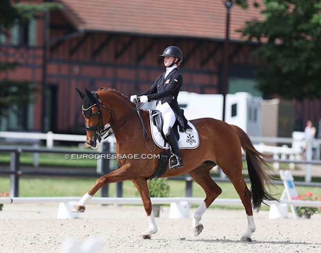 Layla Schmid and Dujardin d'Arx at the 2022 CDI Jardy :: Photo © Astrid Appels