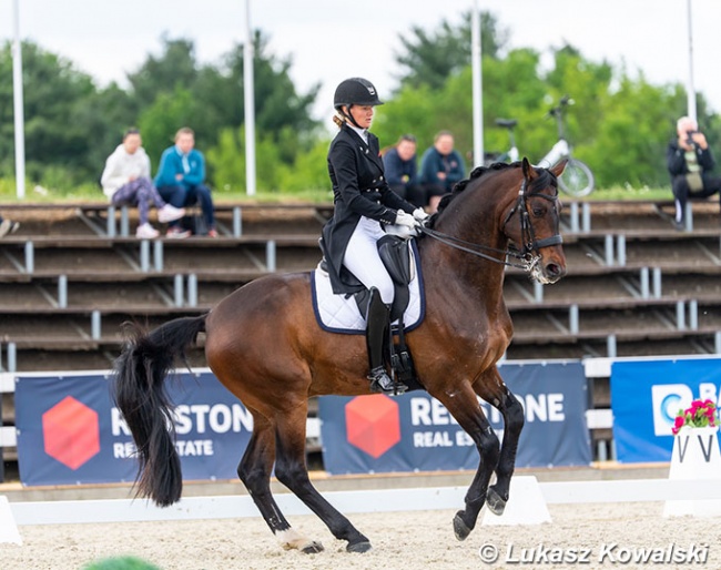 Alisa Glinka and Aachen at the 2022 CDI Olomouc :: Photo © Lukasz Kowalski