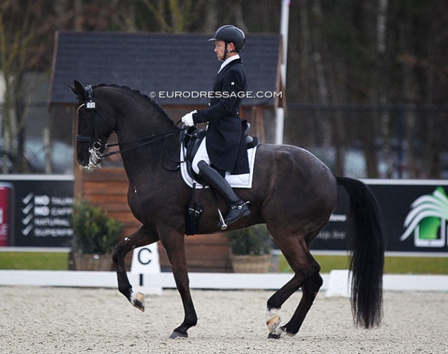 Warwick McLean and Hendrix at the 2022 CDI Opglabbeek :: Photo © Astrid Appels