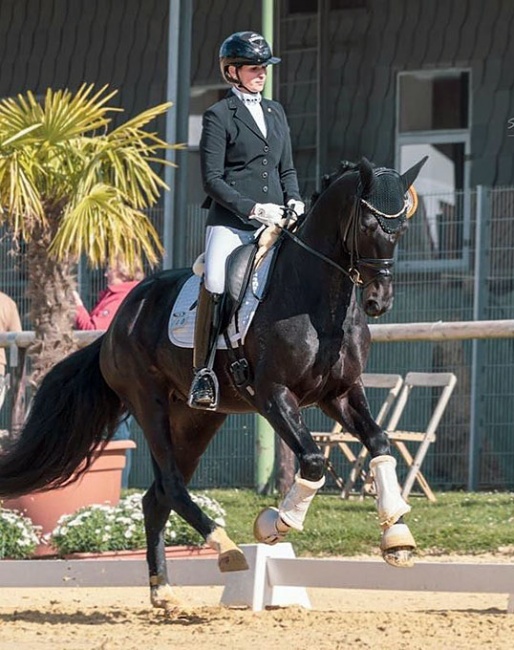 Lisa Maria Koch and Fille d'Or win the 2022 BuCha qualifier in Samern :: Photo © LM Koch