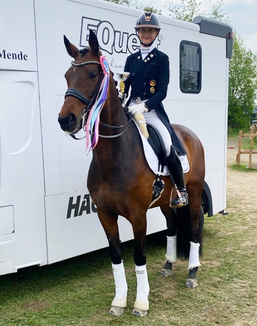 Maike Mende and First Class at the 2022 CDI Troisdorf :: photo © private