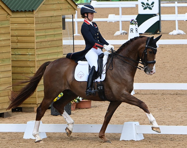 Charlotte Dujardin and Imhotep at the 2022 CDI Wellington Heckfield :: Photo © Kevin Sparrow