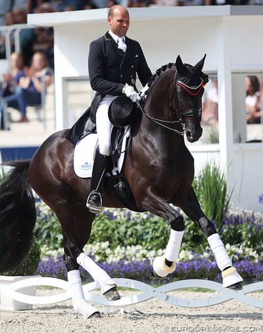 Matthias Bouten and Meggle's Grimani at the 2019 CDIO Aachen :: Photo © Astrid Appels
