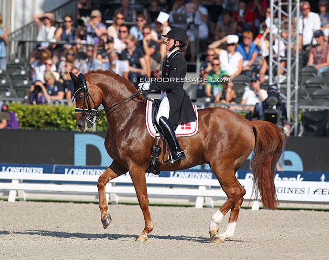 Cathrine Dufour and Atterupgaards Cassidy win the 2019 European Championships :: Photo © Astrid Appels
