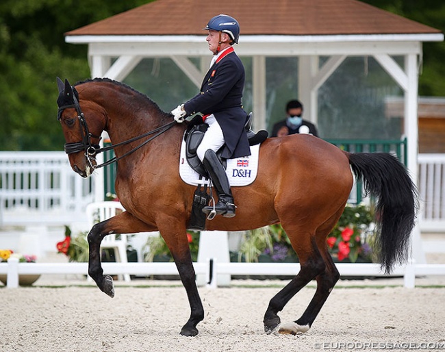 Richard Davison on Bubblingh at the 2021 CDIO Compiegne :: Photo © Astrid Appels