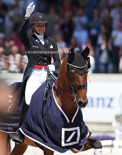 Cathrine Dufour and Vamos Amigos at the 2022 CDIO Aachen :: Photo © Astrid Appels