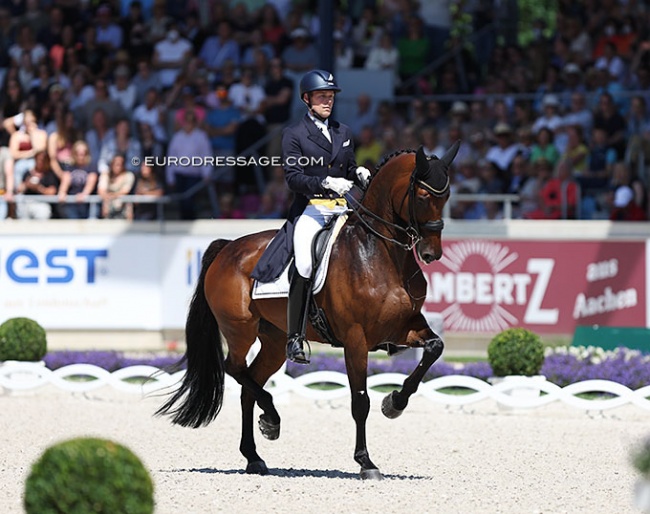 Henri Ruoste and Kontestro DB at the 2022 CDIO Aachen :: Photo © Astrid Appels
