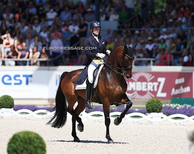 Henri Ruoste and Kontestro DB at the 2022 CDIO Aachen :: Photo © Astrid Appels