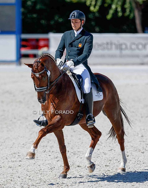Felipe Montoya and Douro at the 2022 CDI Las Cadenas :: Photo © Lily Forado