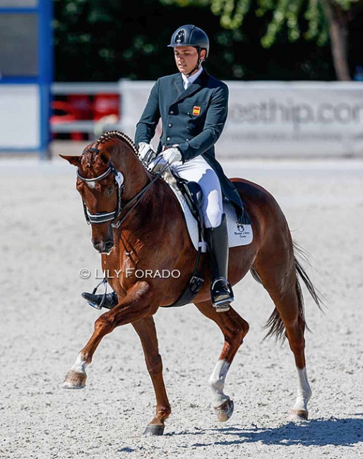 Felipe Montoya and Douro at the 2022 CDI Las Cadenas :: Photo © Lily Forado