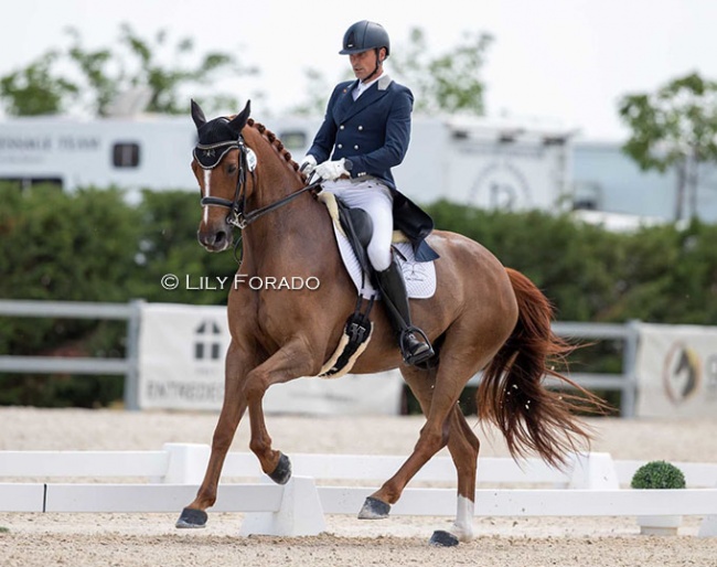 José Alejandro Alcaide Roda and Laurin at the 2022 CDI Camarma de Esteruales :: Photo © Lily Forado