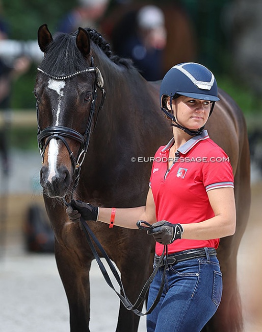 Estelle Wettstein and Great Escape Camelot at the 2022 CDIO Compiegne :: Photo © Astrid Appels 