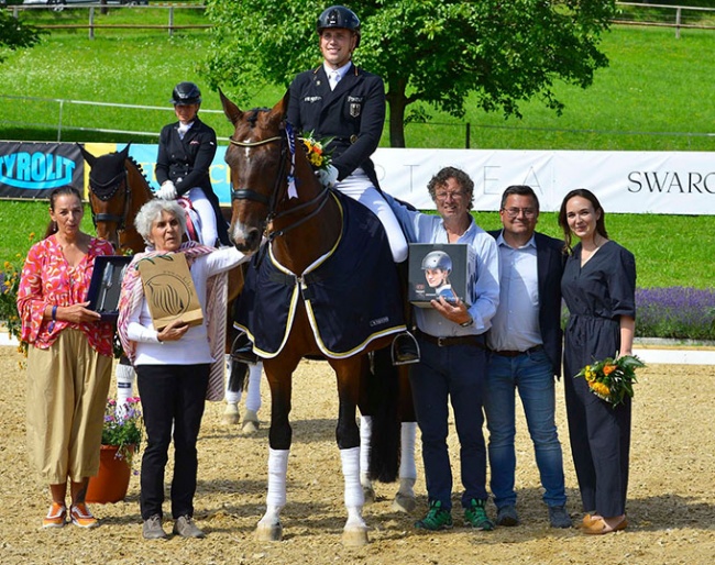 Frederic Wandres wins the Grand Prix for Kur at the 2022 CDI Fritzens :: Photo © Max Schreiner