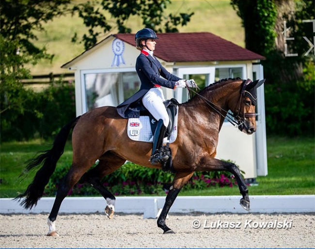 Annabella Pidgley and Espe at the 2022 CDIO-J Hagen :: Photo © Lukasz Kowalski