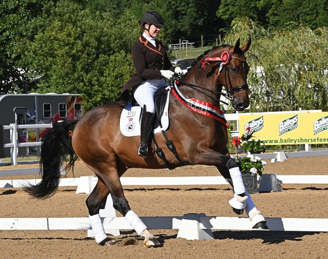 Becky Moody and Jagerbomb at the 2022 CDI Hartpury :: Photo © Kevin Sparrow