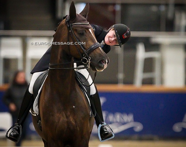 Sara Aagaard Hyrm and Atterupgaards Cooper at the 2022 CDI Opglabbeek :: Photo © Astrid Appels