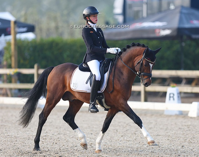 Georgina Kraft and TI Drei D at the 2022 CDI Sint-Truiden :: Photo © Astrid Appels