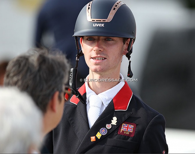 Lewis Carrier at the 2021 European Under 25 Championships :: Photo © Astrid Appels