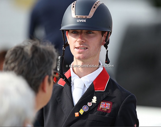 Lewis Carrier at the 2021 European Under 25 Championships :: Photo © Astrid Appels