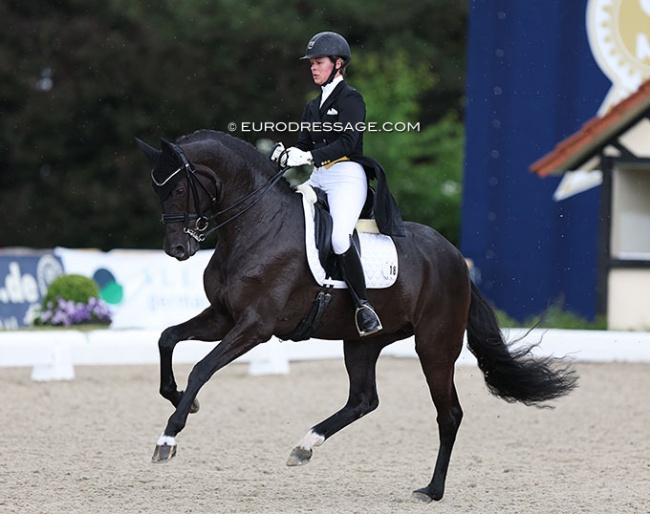 Kira Wulferding and Soiree d'Amour at the 2022 CDI Aachen Dressage Days in Hagen :: Photo © Astrid Appels
