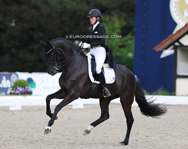 Kira Wulferding and Soiree d'Amour at the 2022 CDI Aachen Dressage Days in Hagen :: Photo © Astrid Appels