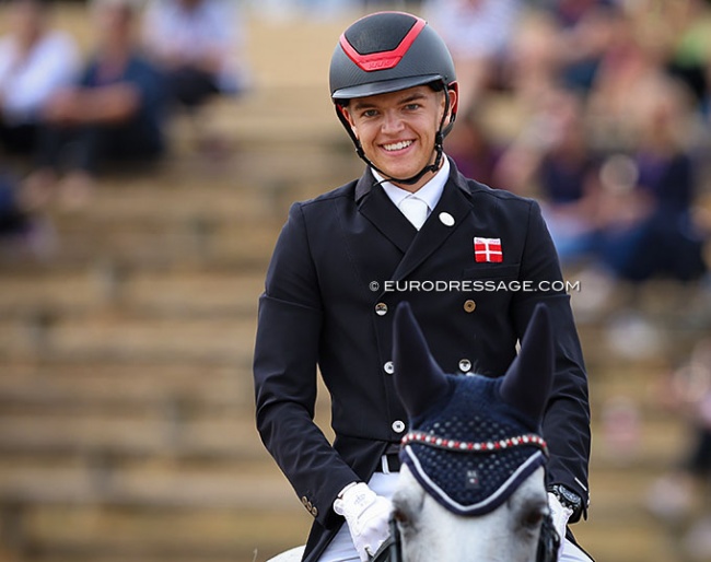 Alexander Yde Helgstrand at the 2022 European Young Riders Championships :: Photo © Astrid Appels