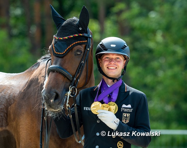 Triple gold for Raphael Netz at the 2022 European Under 25 Championships :: Photos © Lukasz Kowalski
