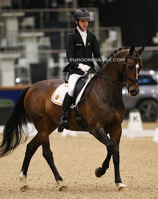 Max van Durme on Imke Niki VS at the 2022 CDI Opglabbeek :: Photo © Astrid Appels