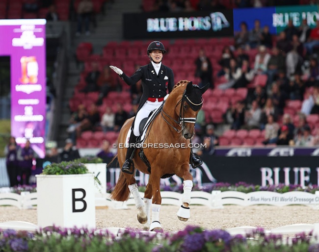 Cassidy's last dance in front of an audience at the 2022 World Championships in Herning. He has been retired from sport :: Photo © Astrid Appels
