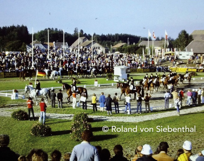 The 1982 World Championships Dressage in Lausanne :: Photo © Roland von Siebenthal / SVPS Archive