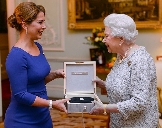 The late Queen’s standing in equestrianism was highlighted by her becoming, in 2014, the first recipient of the FEI Lifetime Achievement award :: Photo © FEI
