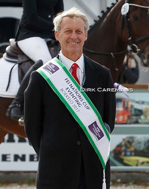 Graeme Thom as New Zealand chef d'equipe at the CCIO Boekelo :: Photo © Dirk Caremans