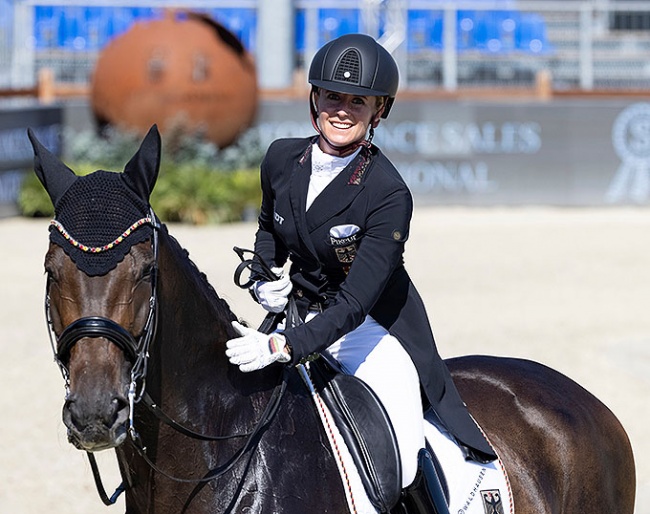 Jessica von Bredow-Werndl and TSF Dalera at the 2021 European Championships at Hof Kasselmann in Hagen :: Photo © Thomas Hellmann