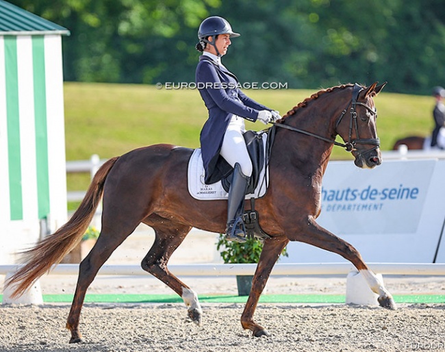 Pauline Guillem and Dancielle de Malleret at the 2022 CDI Jardy :: Photo © Astrid Appels