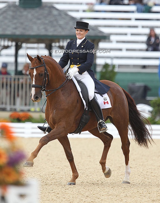 Ashley Holzer and Pop Art at the 2010 World Equestrian Games in Lexington :: Photo © Astrid Appels
