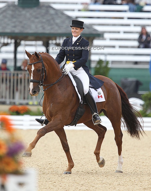 Ashley Holzer and Pop Art at the 2010 World Equestrian Games in Lexington :: Photo © Astrid Appels