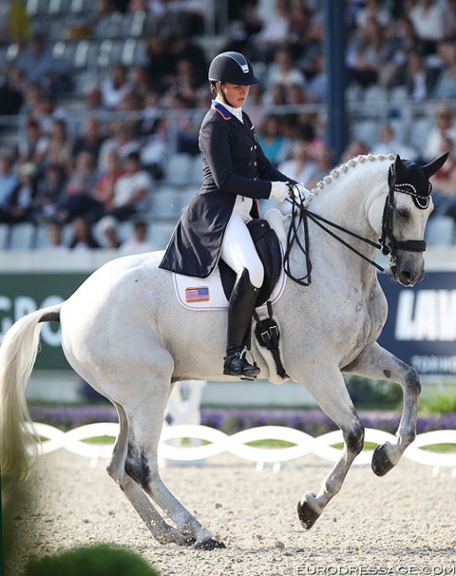 Adrienne Lyle and Harmony's Duval at the 2019 CDIO Aachen :: Photo © Astrid Appels