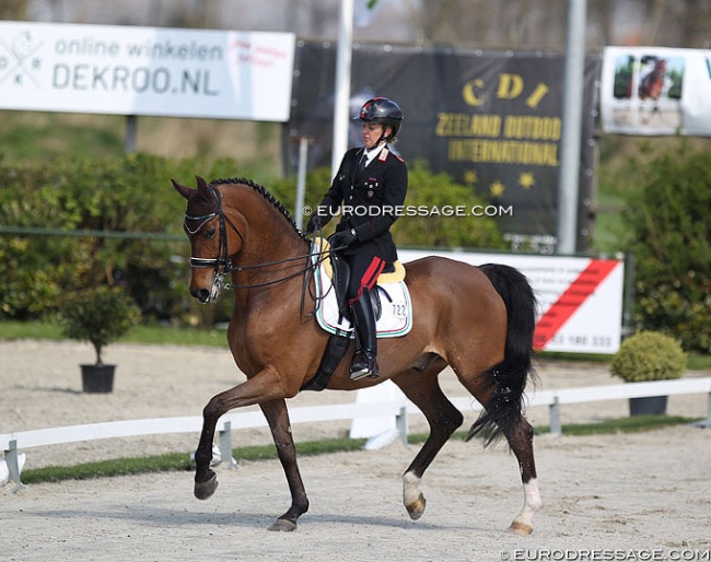 Valentina Truppa and Ranieri at the 2019 CDI Nieuw en St. Joosland :: Photo © Astrid Appels