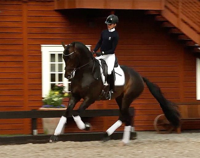 Caroline Darcourt and Kane in 2021