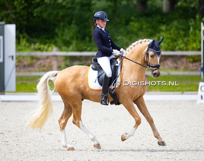 Bridget Lock and Don Davino at the 2022 CDI Exloo :: Photo © Digishots