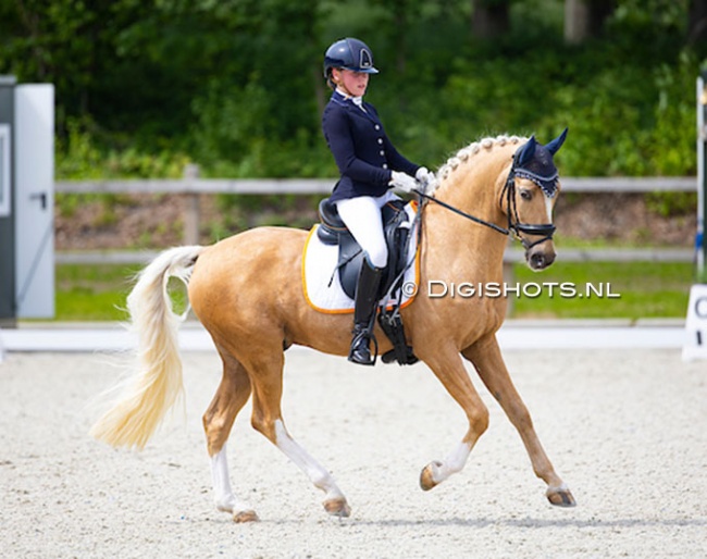 Bridget Lock and Don Davino at the 2022 CDI Exloo :: Photo © Digishots