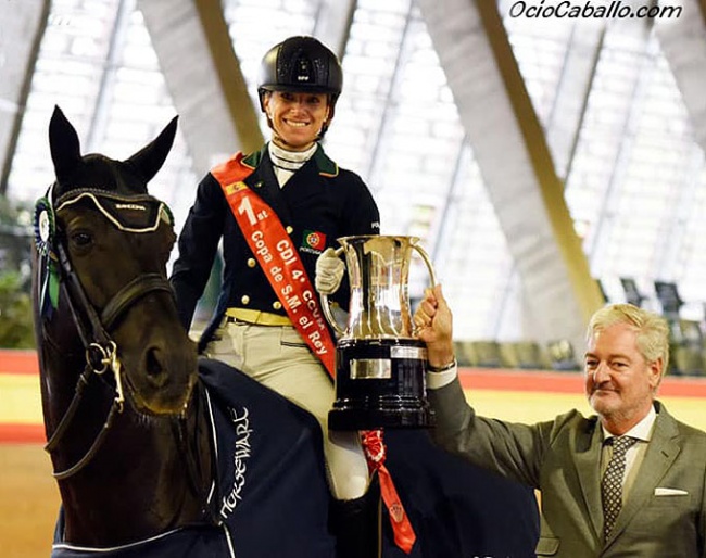 Maria Caetano wins the Copa del Rey on Hit Plus at the 2022 CDI Madrid :: Photos © Ocio Caballo.com