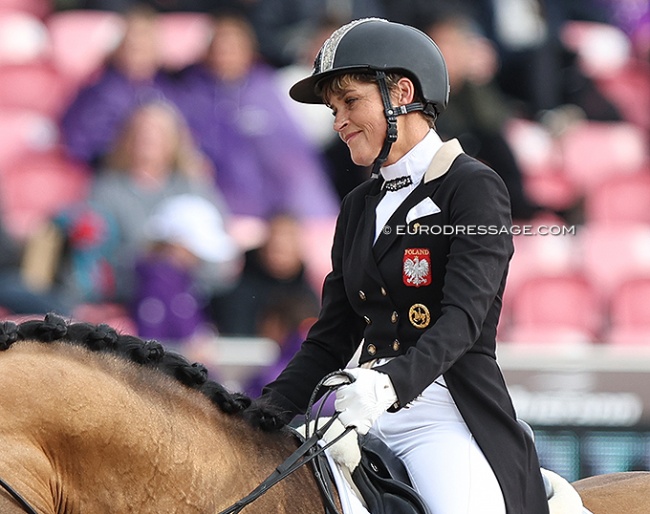 Katarzyna Milczarek at the 2022 World Championships Dressage in Herning :: Photo © Astrid Appels