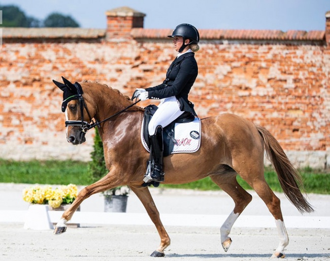 Davida at the European Pony Championships in Strzegom :: Photo © Lukasz Kowalski