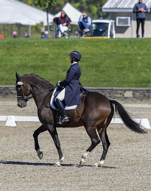 Heather Mason and RTF Lincoln at the 2022 US Dressage Finals :: Photo © Sue Stickle