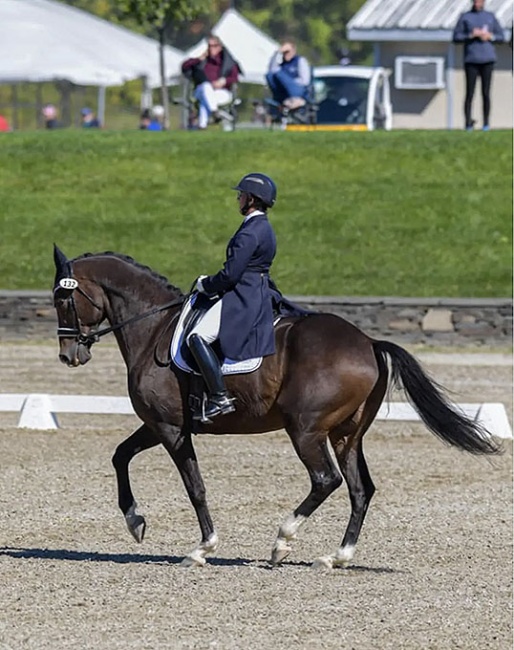 Heather Mason and RTF Lincoln at the 2022 US Dressage Finals :: Photo © Sue Stickle