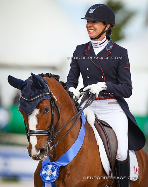 Shannon Dueck and Angelika MW at the 2022 Palm Beach Dressage Derby :: Photo © Astrid Appels